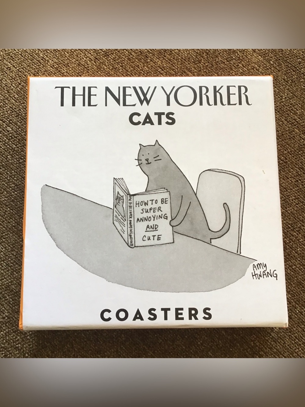 The New Yorker Magazine Cats Coasters (4)
